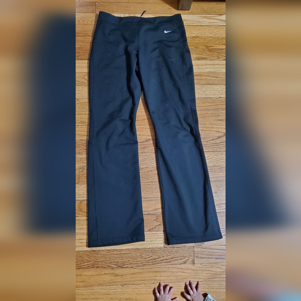 Nike Black Fit Dry relaxed leggings running track pants size small